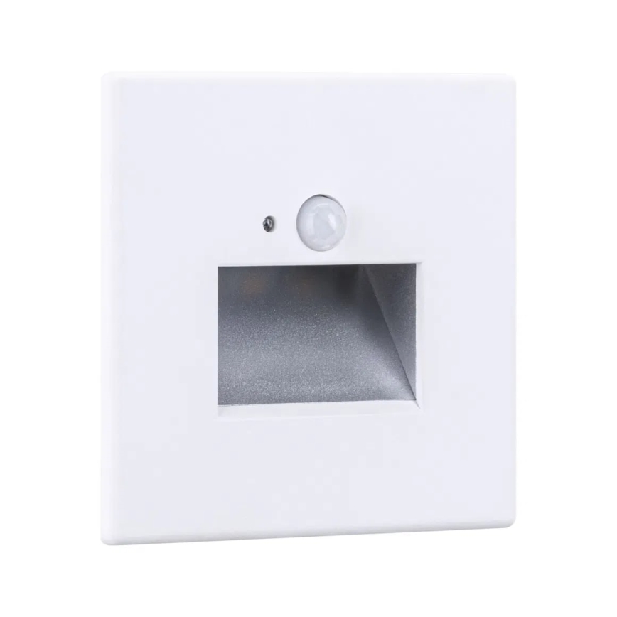 Paulmann  93133 - LED/1,2W Schodišťové svítidlo se senzorem EDGE 230V bílá